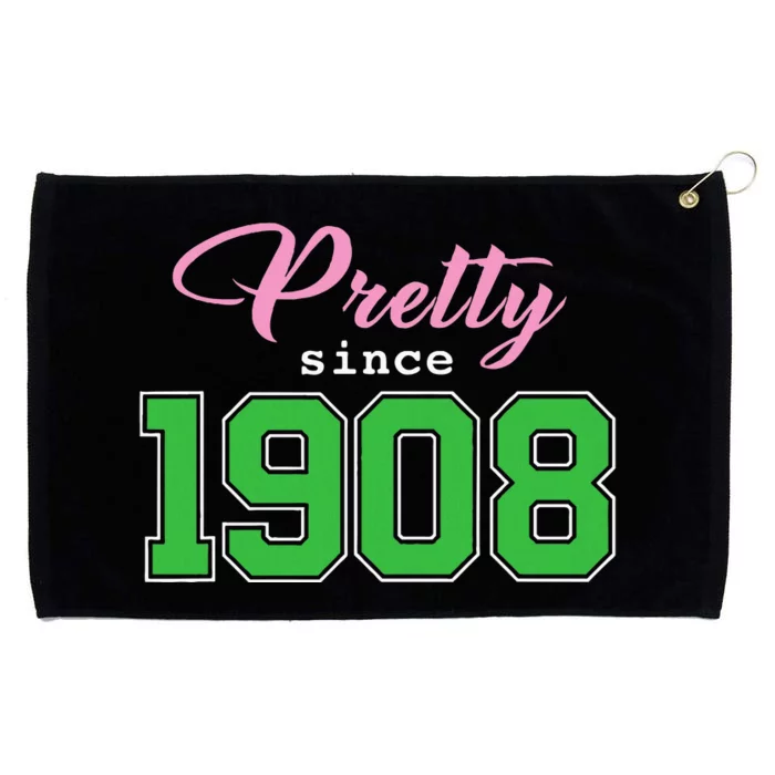 Pretty Since 1908 Sorority Grommeted Golf Towel