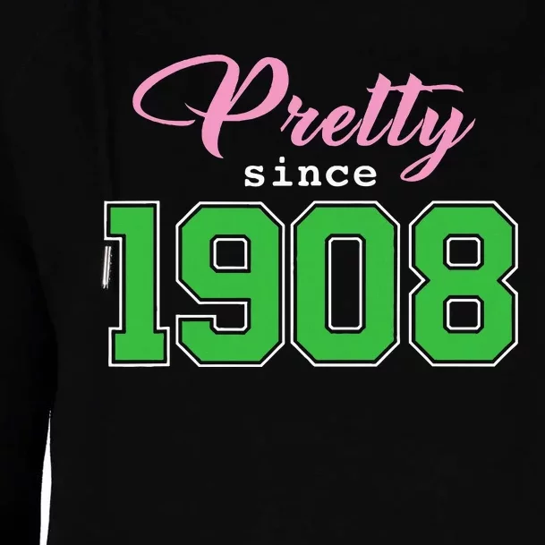 Pretty Since 1908 Sorority Womens Funnel Neck Pullover Hood