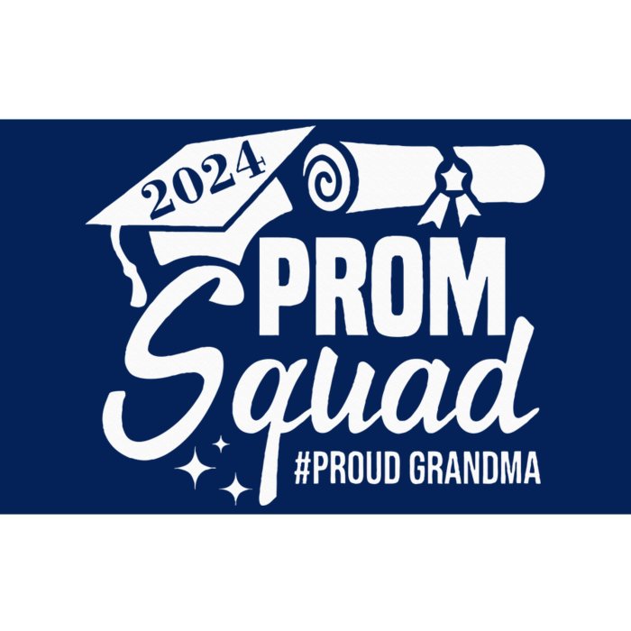 Prom Squad 2024 Proud Grandma Graduate Prom Class Of 2024 Bumper Sticker