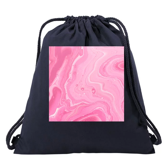 Pink Sublimation 2 Drawstring Bag