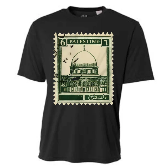 Palestine Stamp 2 Cooling Performance Crew T-Shirt