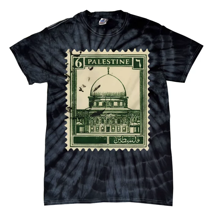 Palestine Stamp 2 Tie-Dye T-Shirt