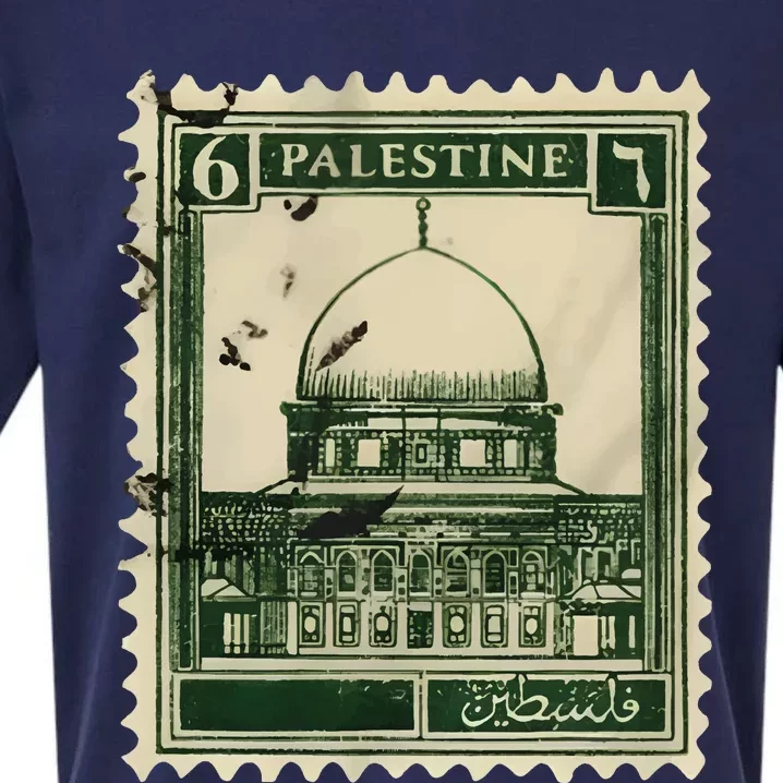 Palestine Stamp 2 Sueded Cloud Jersey T-Shirt