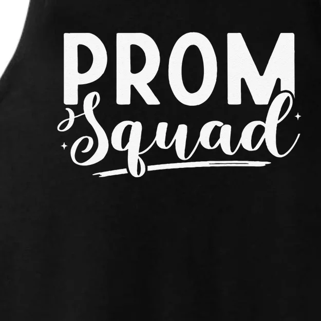 Prom Squad 2024 Funny Graduate Prom Class Of 2024 Ladies Tri-Blend Wicking Tank