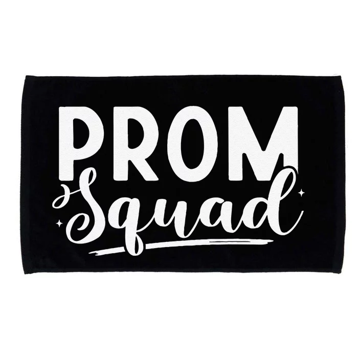 Prom Squad 2024 Funny Graduate Prom Class Of 2024 Microfiber Hand Towel