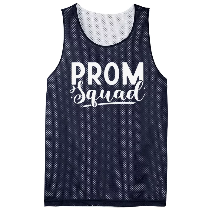 Prom Squad 2024 Funny Graduate Prom Class Of 2024 Mesh Reversible Basketball Jersey Tank