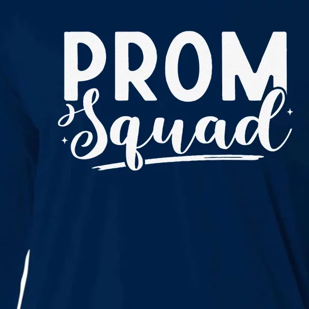 Prom Squad 2024 Funny Graduate Prom Class Of 2024 Cooling Performance Long Sleeve Crew