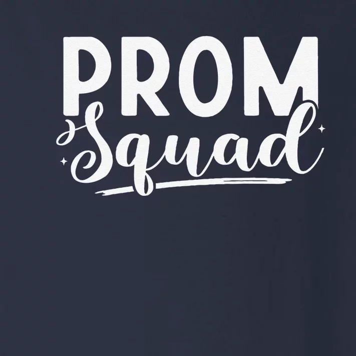 Prom Squad 2024 Funny Graduate Prom Class Of 2024 Toddler Long Sleeve Shirt