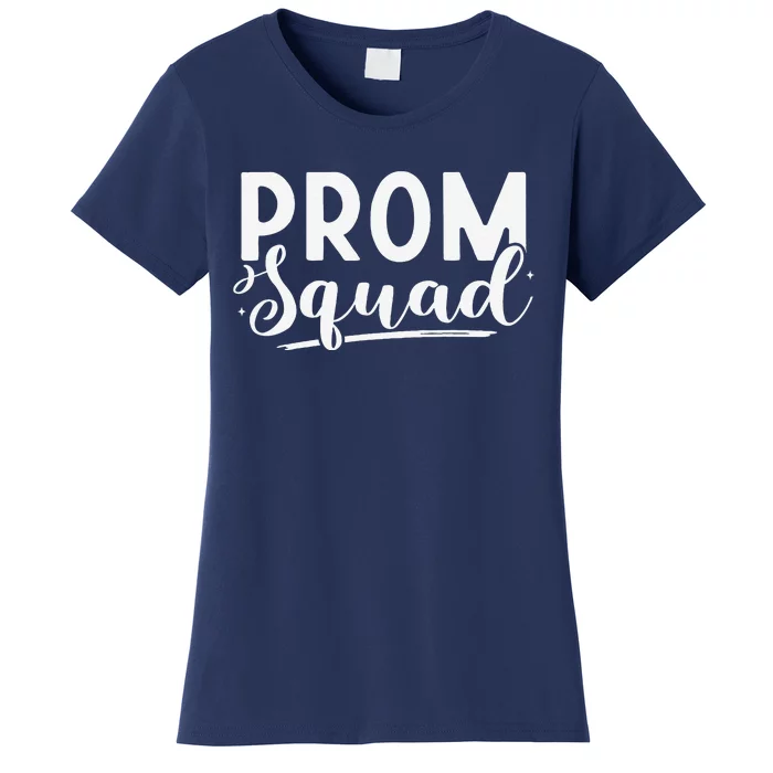 Prom Squad 2024 Funny Graduate Prom Class Of 2024 Women's T-Shirt