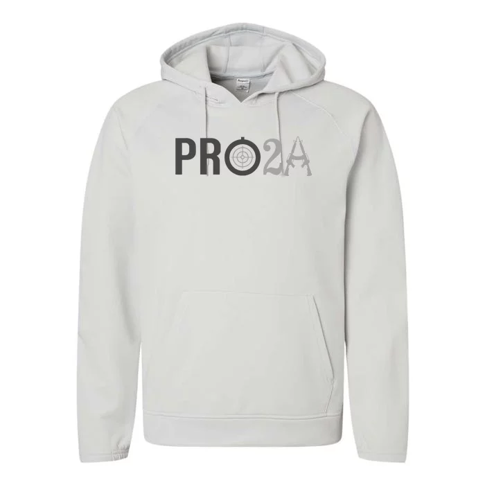 Pro Second Amendment Freedom Over Tyranny Pro2a Bear Arms Performance Fleece Hoodie