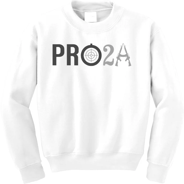 Pro Second Amendment Freedom Over Tyranny Pro2a Bear Arms Kids Sweatshirt