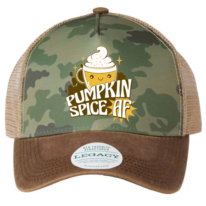 Pumpkin Spice AF Cute Gift Legacy Tie Dye Trucker Hat