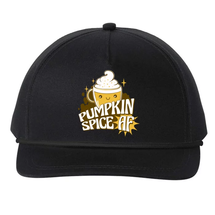 Pumpkin Spice AF Cute Gift Snapback Five-Panel Rope Hat