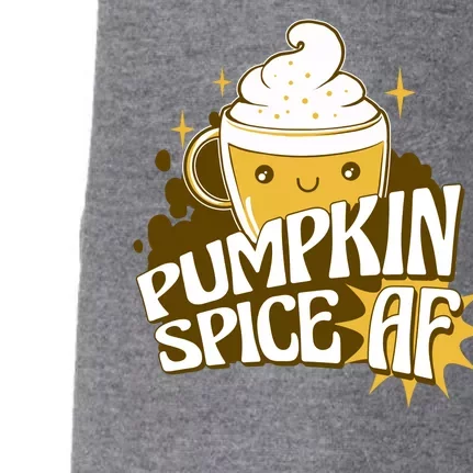 Pumpkin Spice AF Cute Gift Doggie 3-End Fleece Hoodie