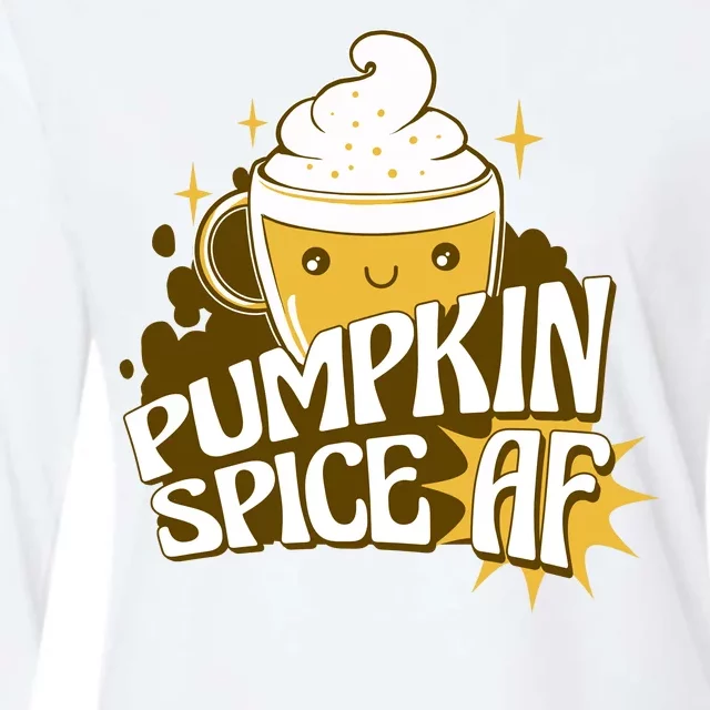 Pumpkin Spice AF Cute Gift Womens Cotton Relaxed Long Sleeve T-Shirt