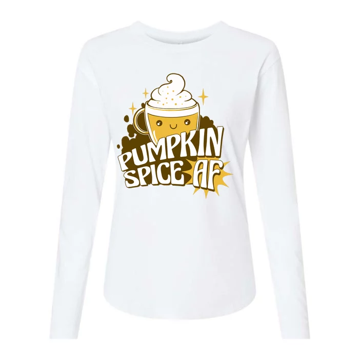 Pumpkin Spice AF Cute Gift Womens Cotton Relaxed Long Sleeve T-Shirt