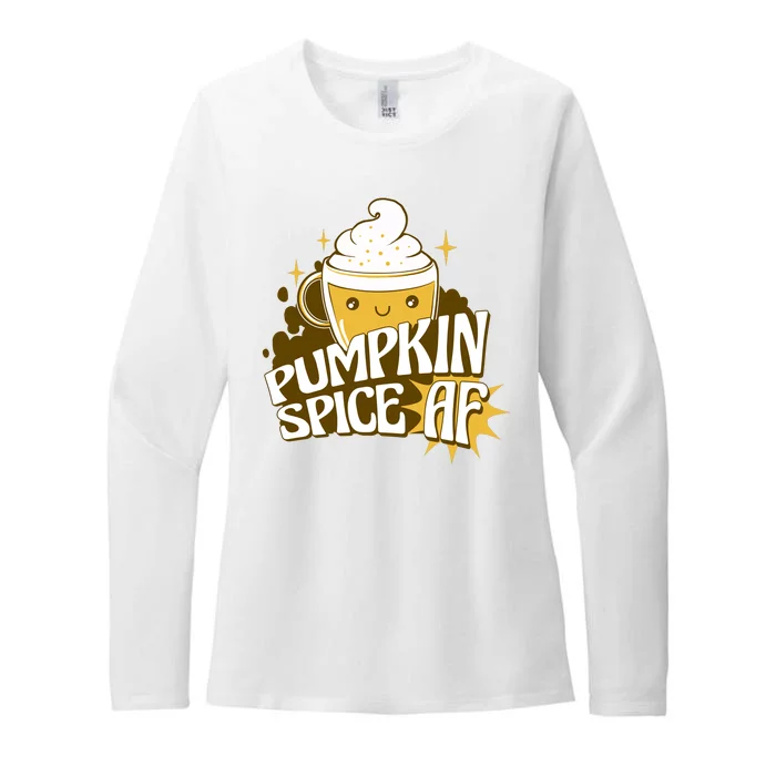 Pumpkin Spice AF Cute Gift Womens CVC Long Sleeve Shirt