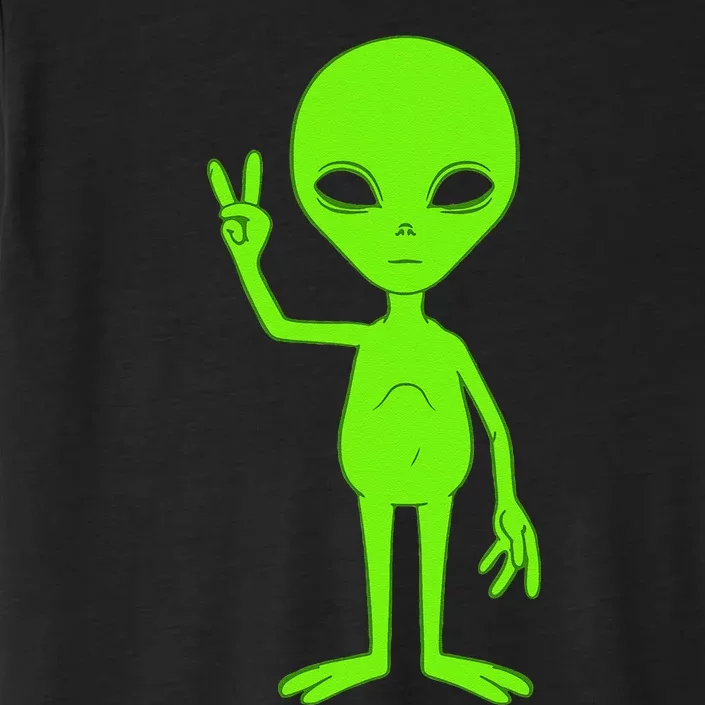 Peace Sign Alien Roswell ChromaSoft Performance T-Shirt