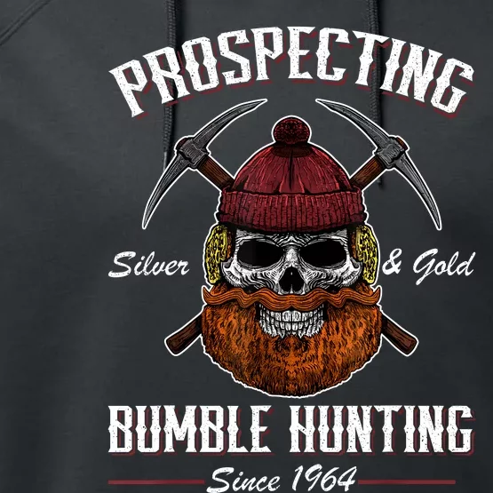 Prospecting Silver And Gold Bumble Performance Fleece Hoodie