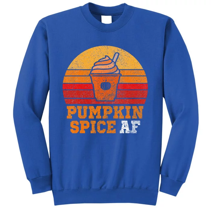 Pumpkin Spice Af Funny Husband Apparel Halloween Gift . Tall Sweatshirt