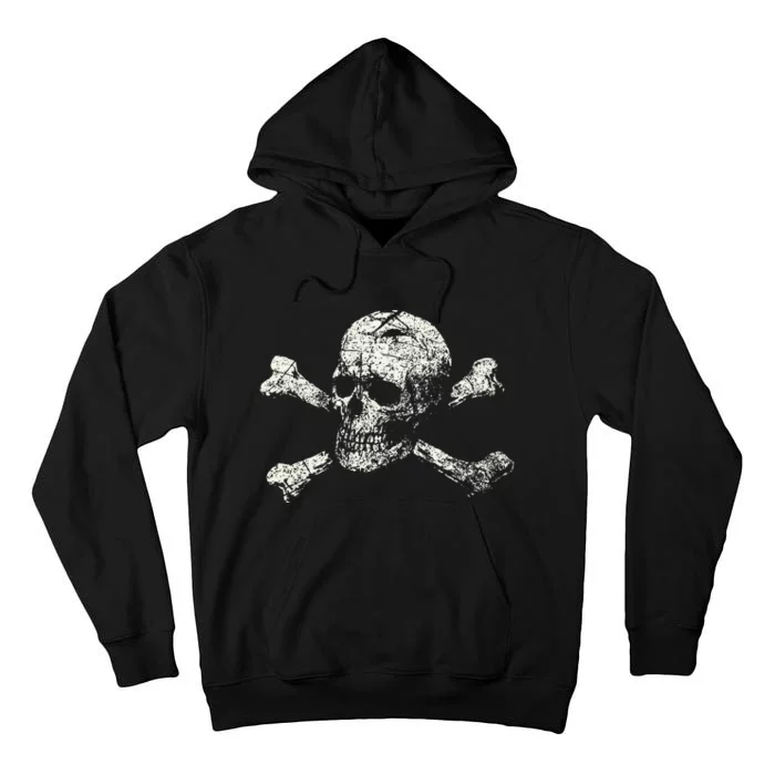 Pirate Skull And Crossbones Flag Tall Hoodie