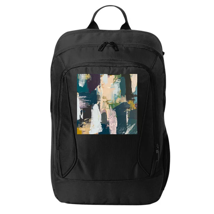 Paint Splatter Art Pattern City Backpack