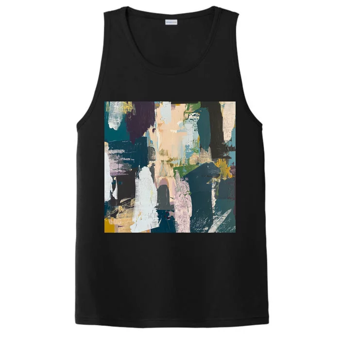 Paint Splatter Art Pattern Performance Tank