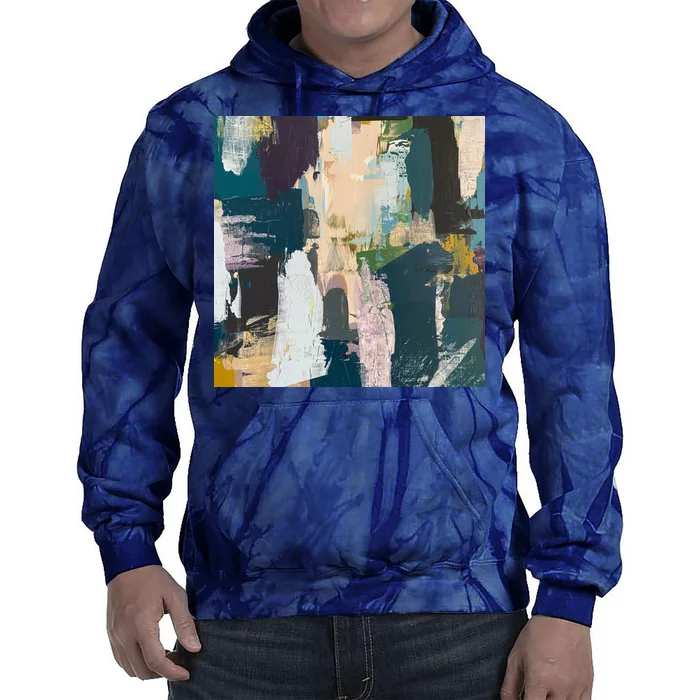 Paint Splatter Art Pattern Tie Dye Hoodie