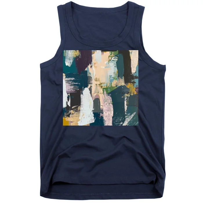 Paint Splatter Art Pattern Tank Top