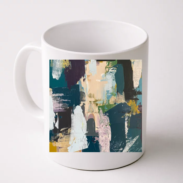 Paint Splatter Art Pattern Front & Back Coffee Mug