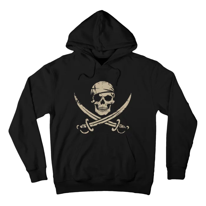 Pirate Skull And Crossbones Skeleton Halloween Hoodie