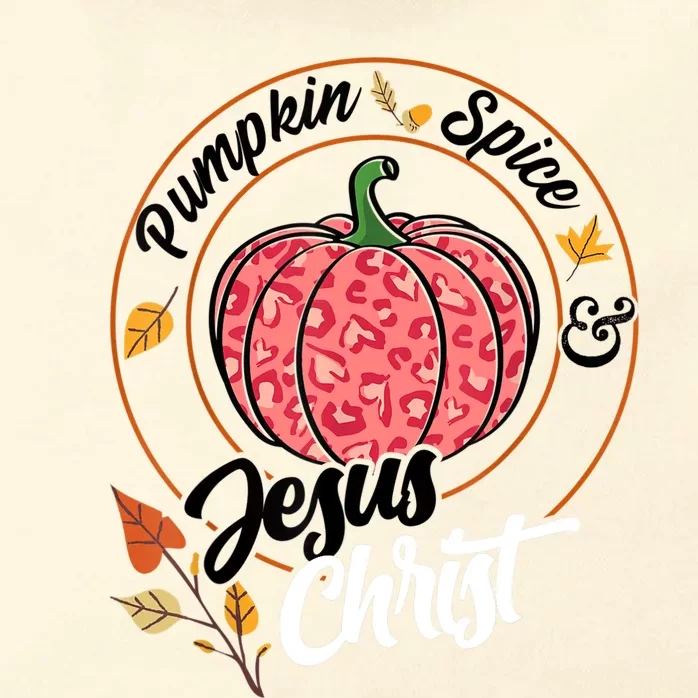 Pumpkin Spice And Jesus Christ Zip Tote Bag