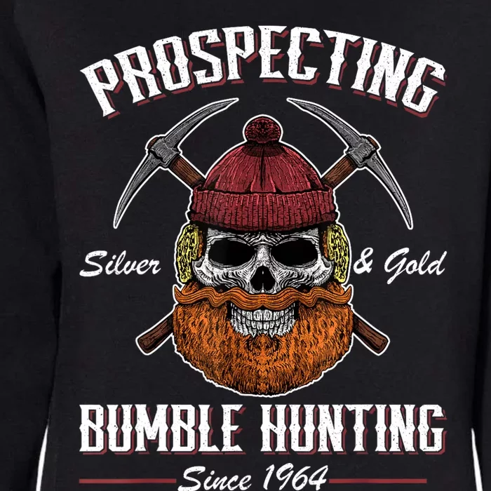 Prospecting Silver And Gold Bumble Womens California Wash Sweatshirt