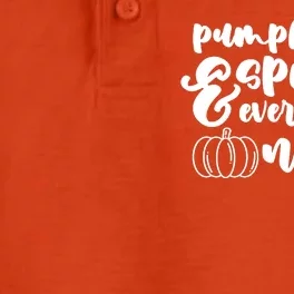 Pumpkin Spice And Everything Nice Halloween Coffee Lover Dry Zone Grid Performance Polo