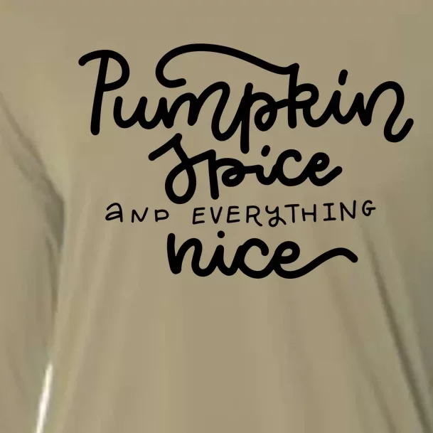 Pumpkin Spice And Everything Nice Cooling Performance Long Sleeve Crew