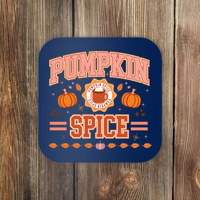 Pumpkin Spice Autumn Fall Season Coaster