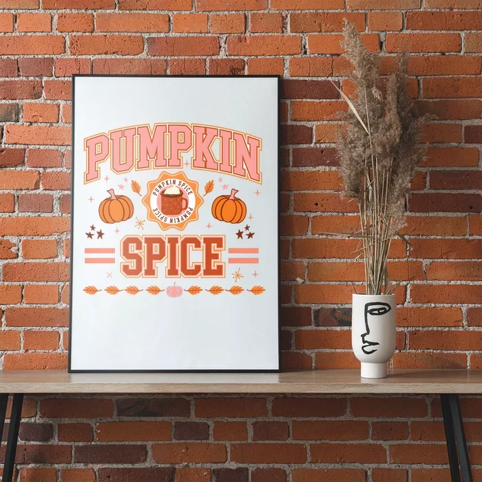 Pumpkin Spice Autumn Fall Season Poster