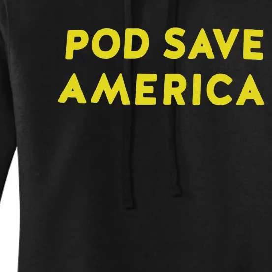 Pod Save America Women's Pullover Hoodie