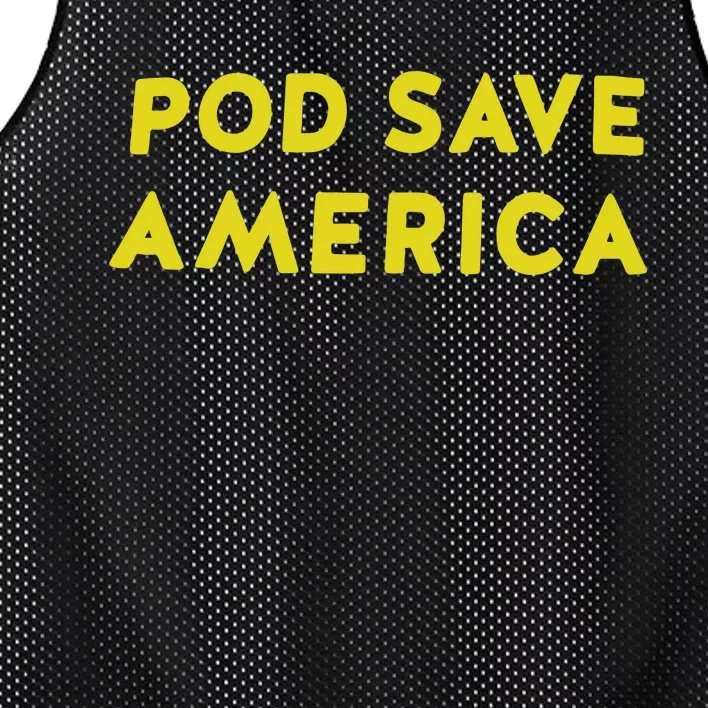 Pod Save America Mesh Reversible Basketball Jersey Tank