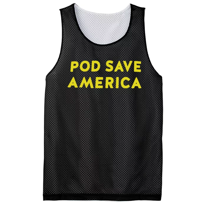 Pod Save America Mesh Reversible Basketball Jersey Tank