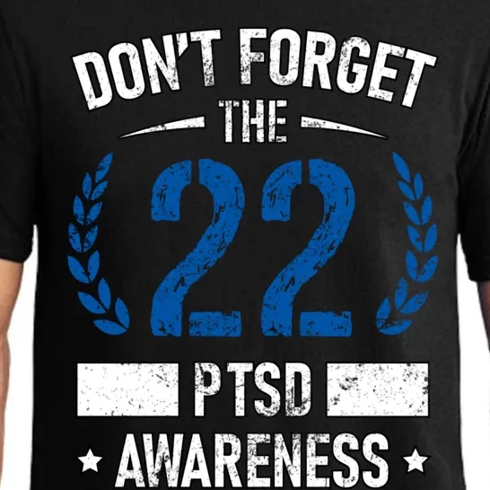 Ptsd Suicide Awareness American Veteran Soldier 22 A Day Usa Meaningful Gift Pajama Set