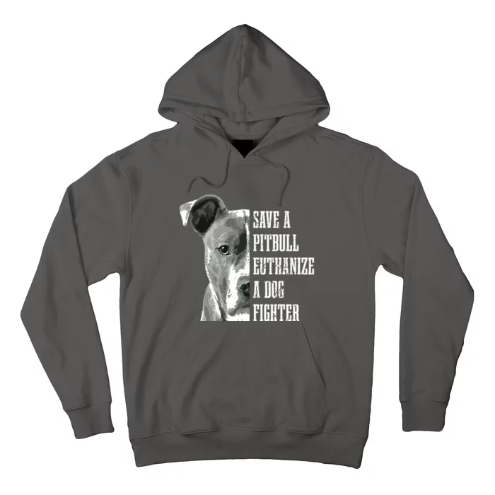 Pitbull Save A Pitbull Funny Dog Rescue Pitbull Mom Dad Hoodie