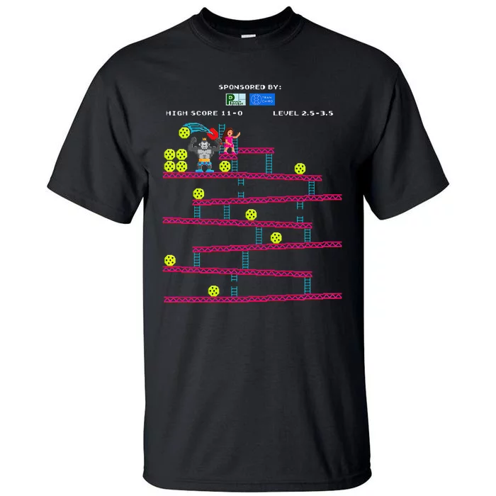 Pickleball Shoots And Ladders Tall T-Shirt