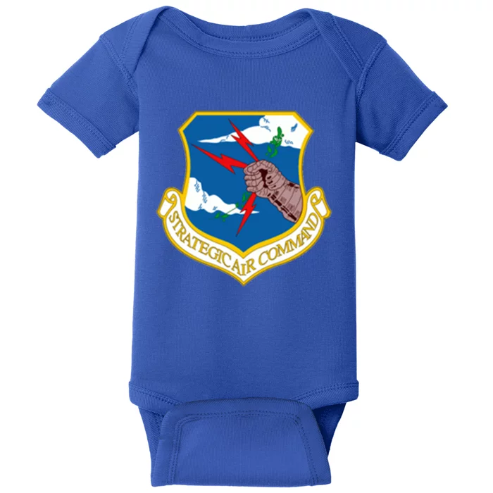 Proud Strategic Air Comd Veteran Vintage Veterans Day Gift Baby Bodysuit