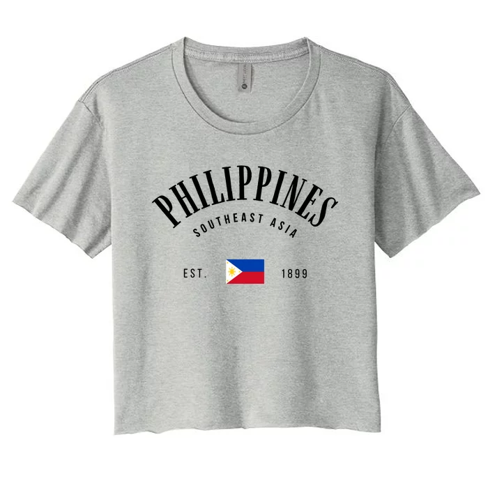 Philippines Southeast Asia Women's Crop Top Tee