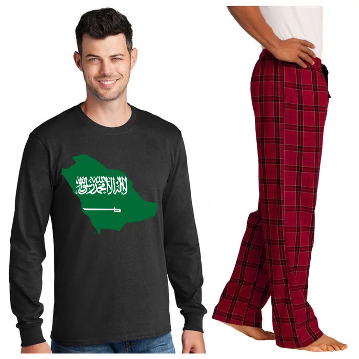 Proud Saudi Arabia For Saudi National Day Gift Long Sleeve Pajama Set