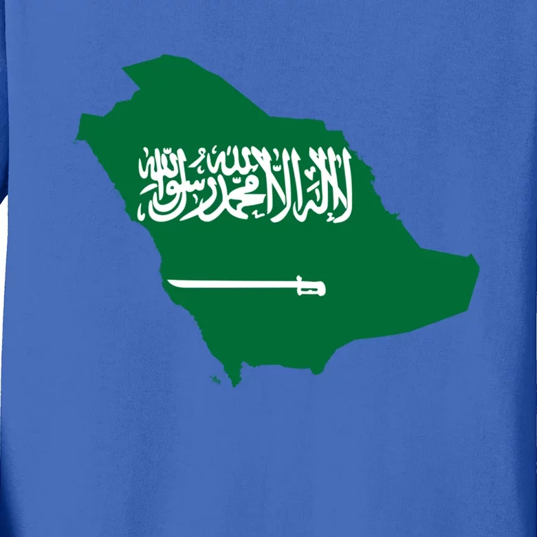 Proud Saudi Arabia For Saudi National Day Gift Kids Long Sleeve Shirt