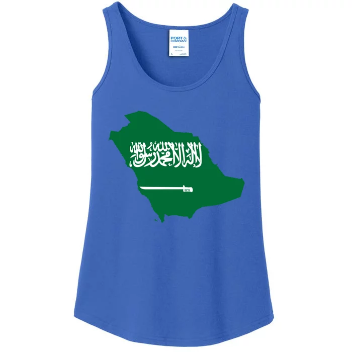 Proud Saudi Arabia For Saudi National Day Gift Ladies Essential Tank