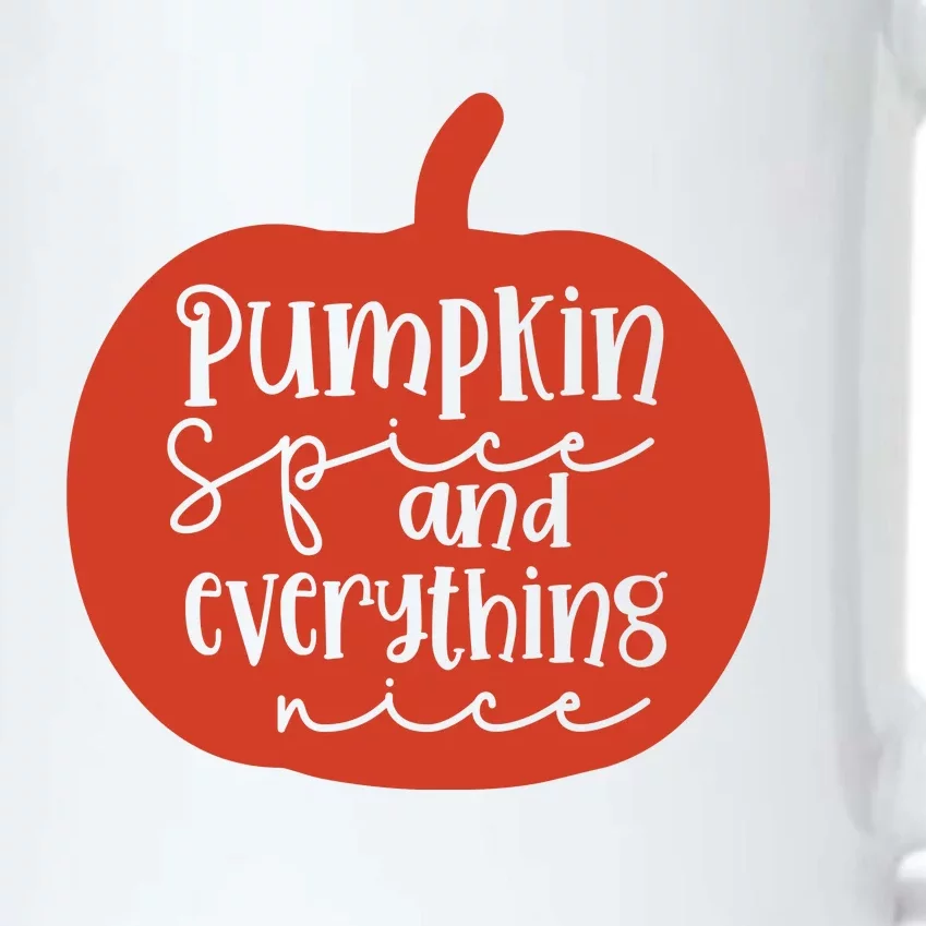 Pumpkin Spice And Everything Nice Black Color Changing Mug