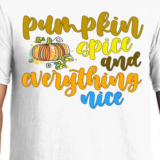 Pumpkin Spice And Everything Nice Halloween Pajama Set